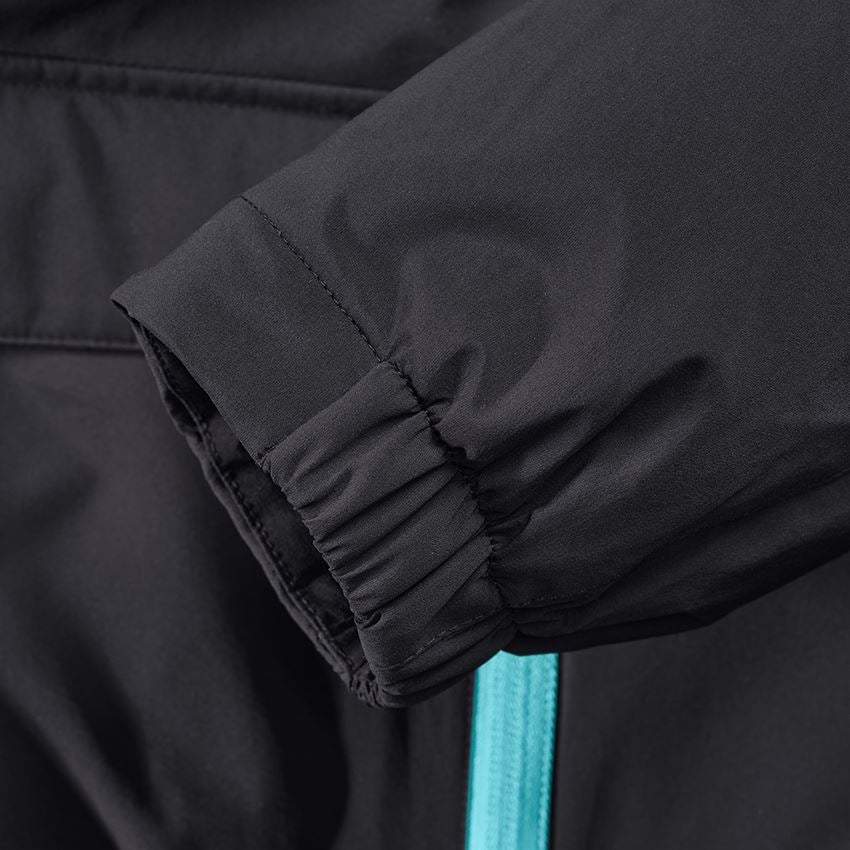 Clothing: Winter jacket e.s.trail + black/lapisturquoise 2