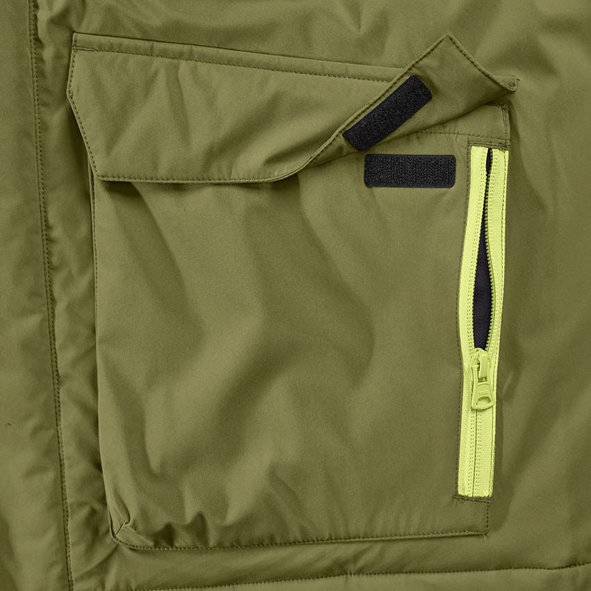 Clothing: Winter jacket e.s.trail + junipergreen/limegreen 2