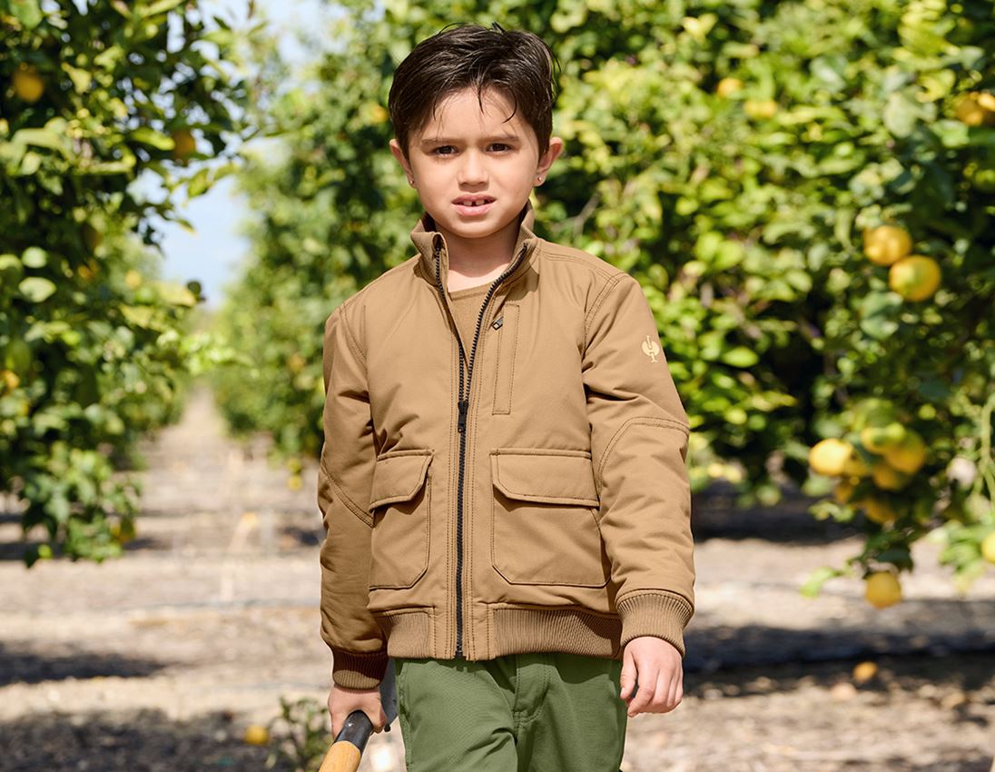 Clothing: Pilot jacket e.s.iconic, children's + almondbrown 1