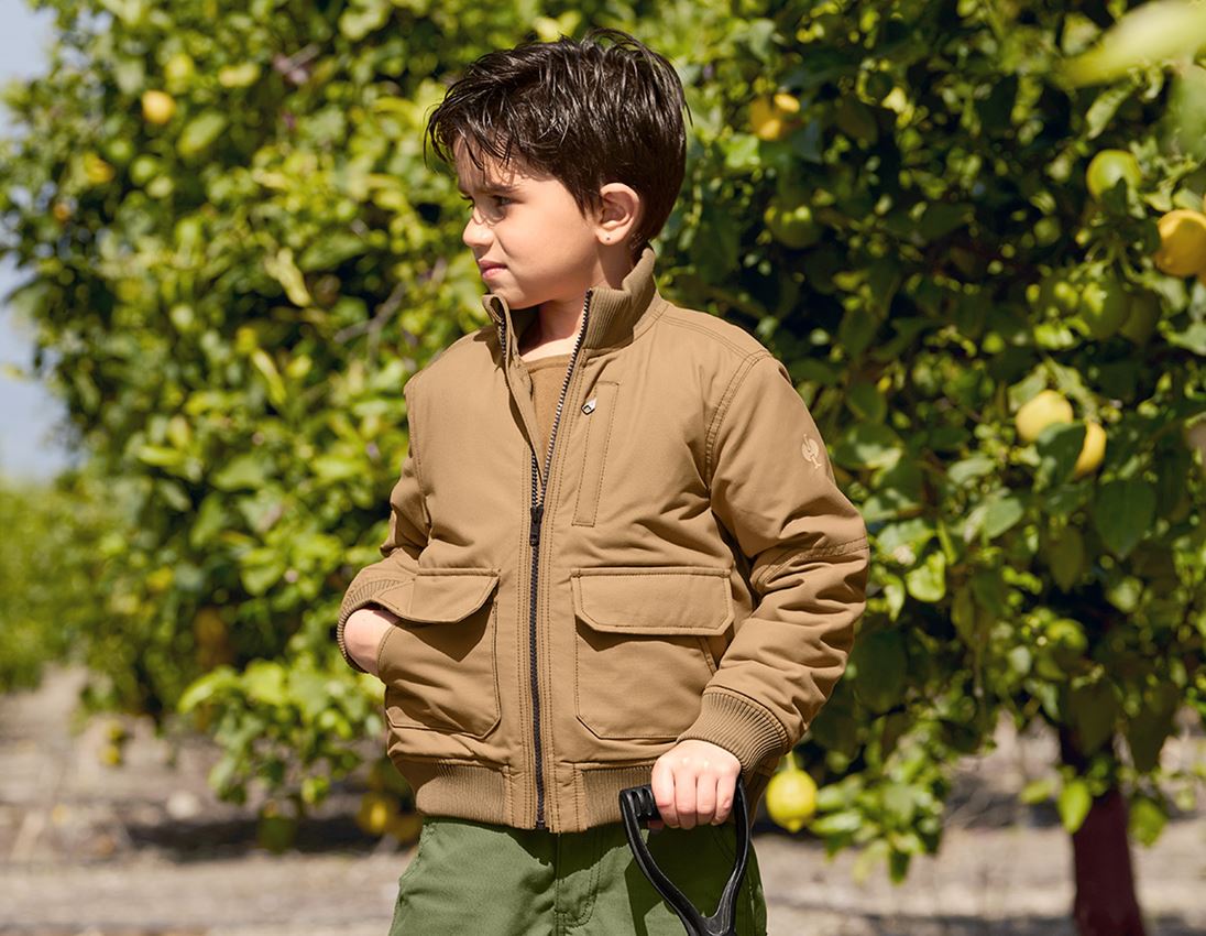 Clothing: Pilot jacket e.s.iconic, children's + almondbrown 2