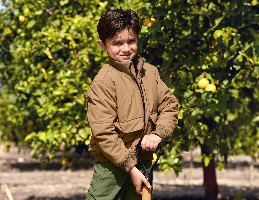 Clothing: Pilot jacket e.s.iconic, children's + almondbrown 3