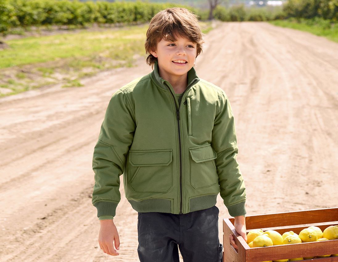 Clothing: Pilot jacket e.s.iconic, children's + mountaingreen