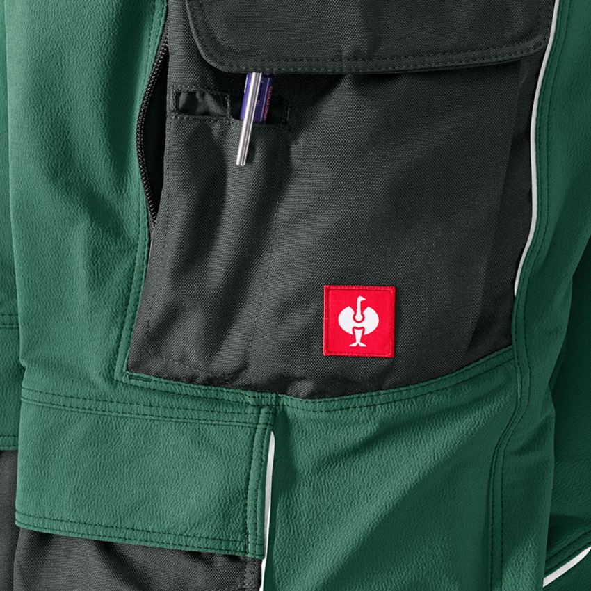 Joiners / Carpenters: Functional trousers e.s.dynashield + green/black 2