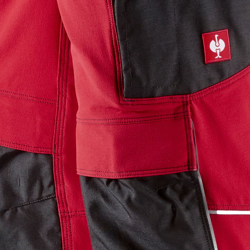 Gardening / Forestry / Farming: Functional trousers e.s.dynashield + fiery red/black 2