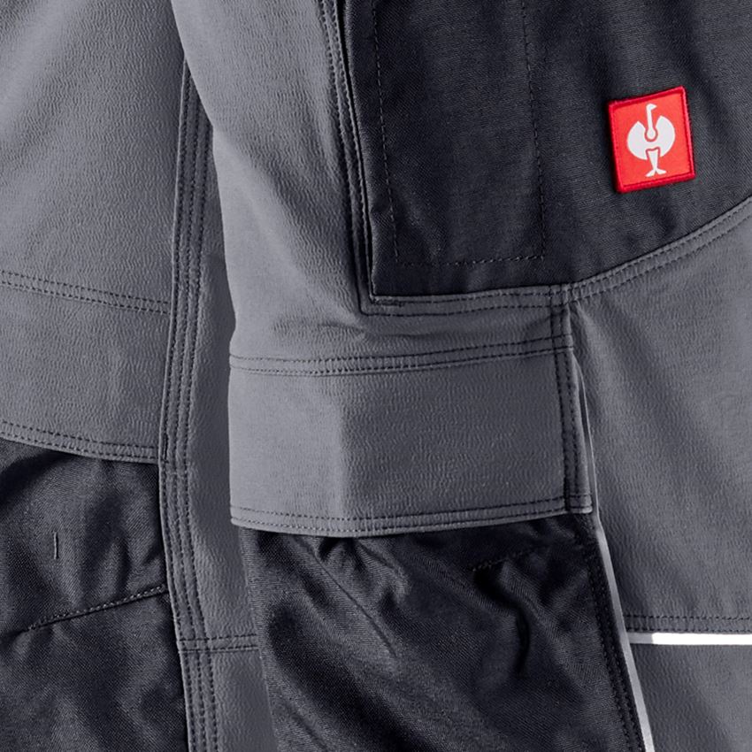 Joiners / Carpenters: Functional trousers e.s.dynashield + cement/black 2