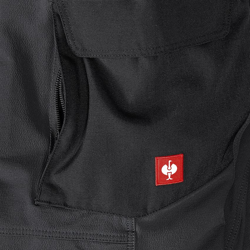 Work Trousers: Winter func.cargo trousers e.s.dynashield solid,l. + black 2