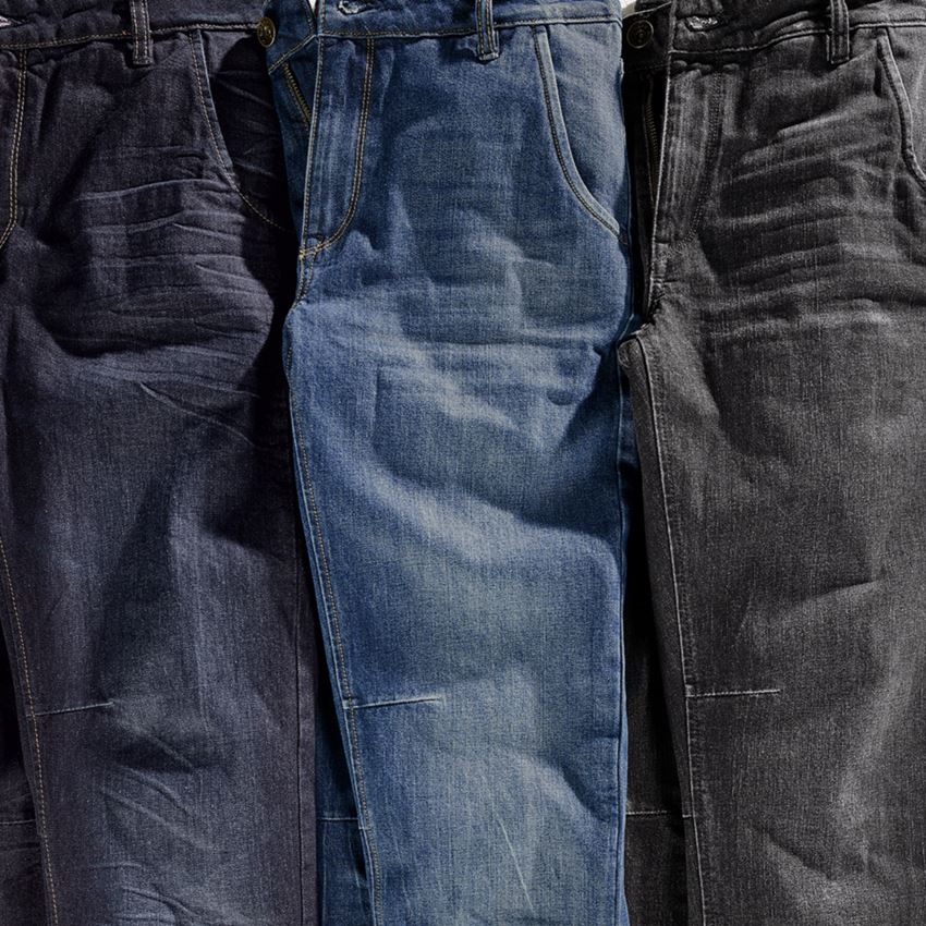 Work Trousers: e.s. 5-pocket jeans POWERdenim + blackwashed 2