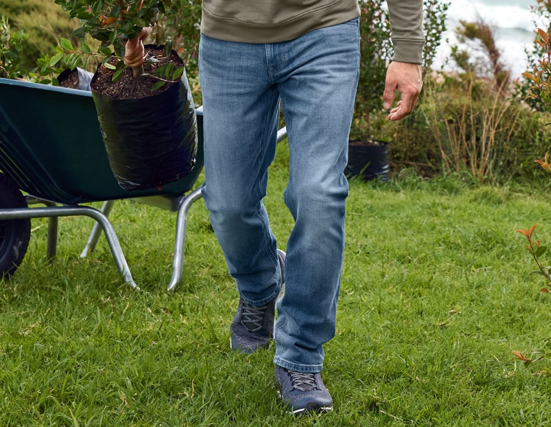 Arbejdsbukser: e.s. 5-pocket-stretch-jeans, straight + stonewashed 2