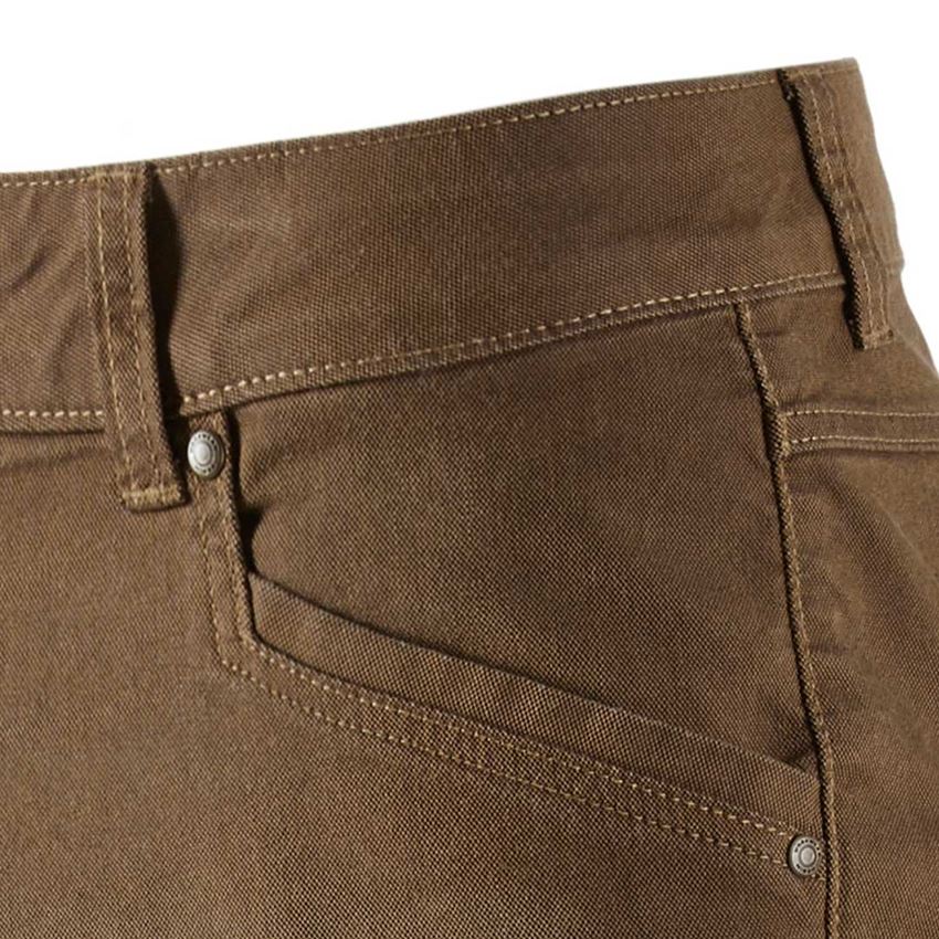 Arbejdsbukser: Shorts med 5 lommer e.s.vintage + sepia 2