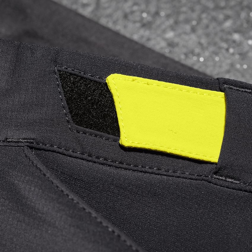 Topics: Functional trousers e.s.trail, children's + black/acid yellow 2