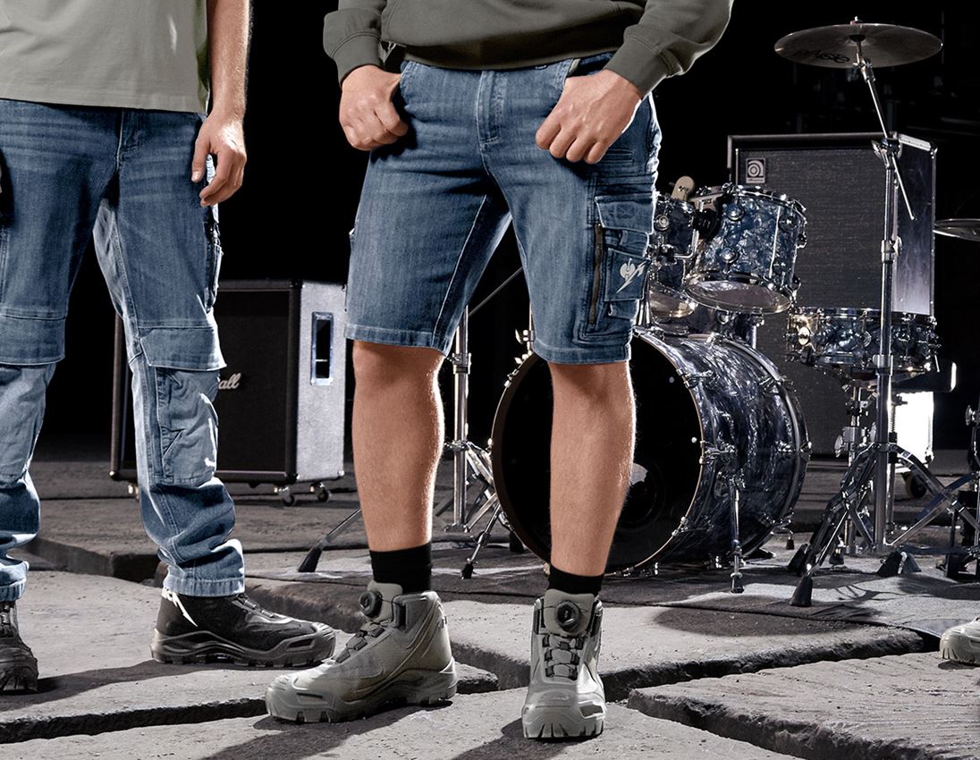 Arbejdsbukser: Metallica denim shorts + stonewashed