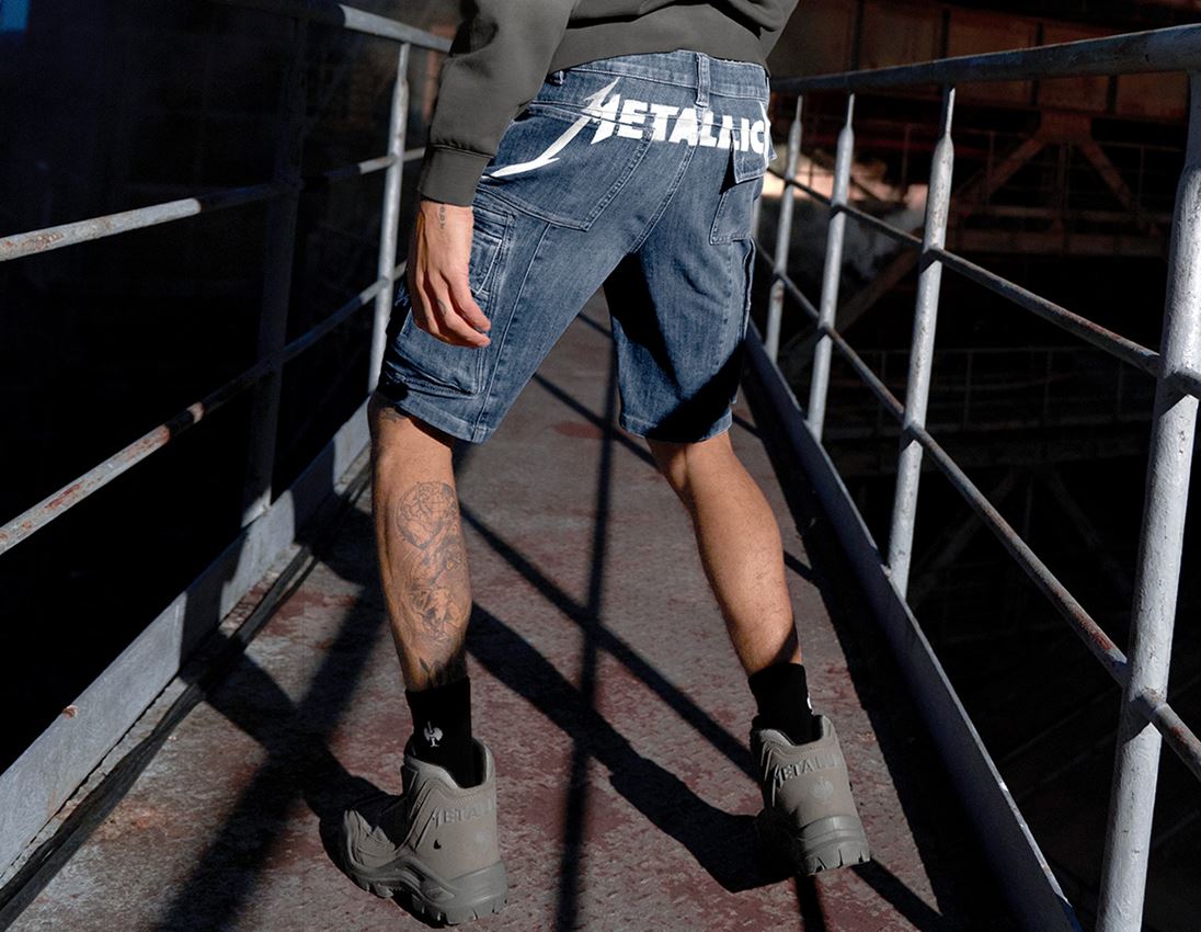 Arbejdsbukser: Metallica denim shorts + stonewashed 1
