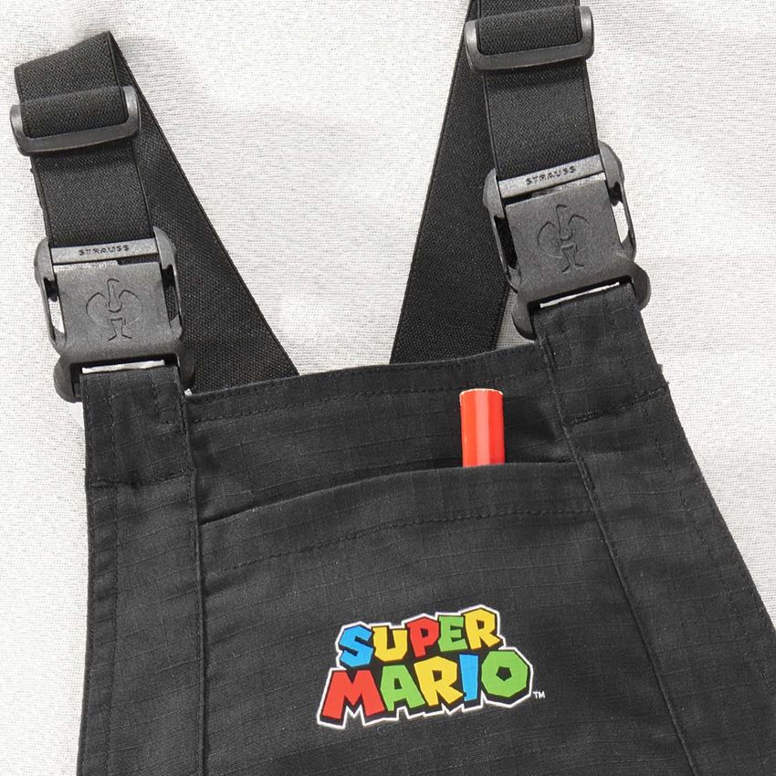 Bukser: Super Mario overalls, børn + sort 2