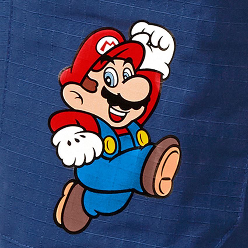Shorts: Super Mario cargoshorts, børn + alkaliblå 2