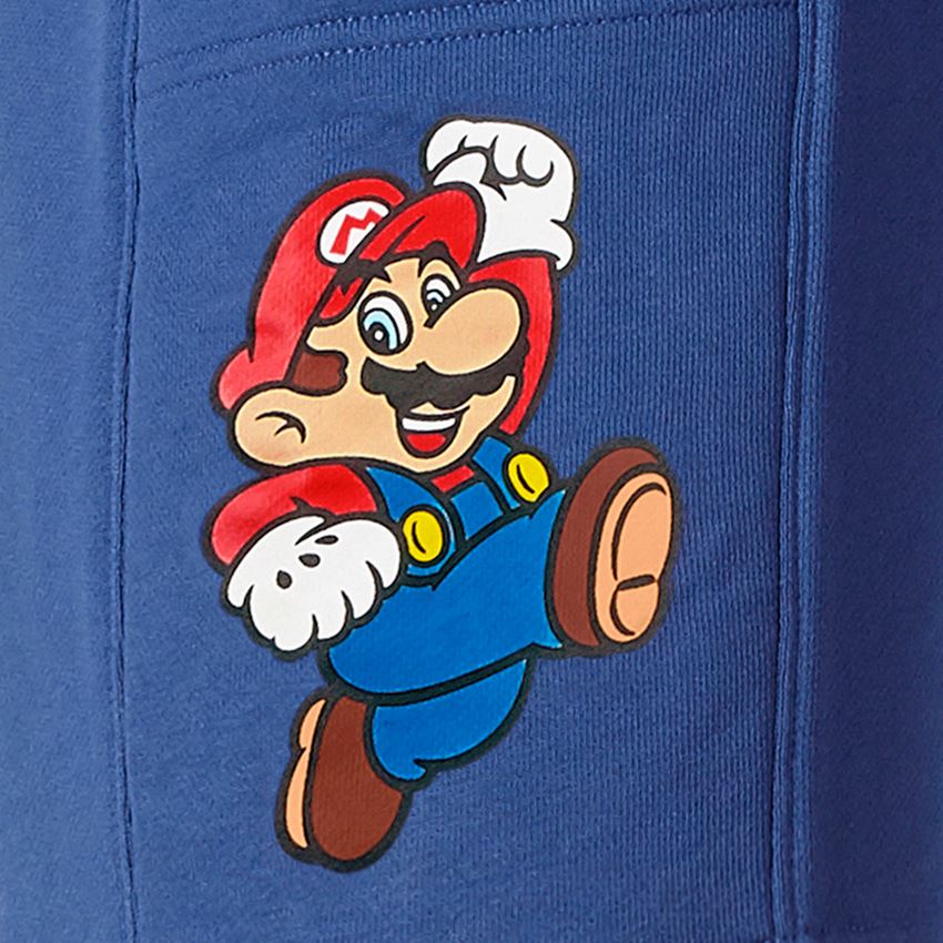 Beklædning: Super Mario Sweatshorts + alkaliblå 2