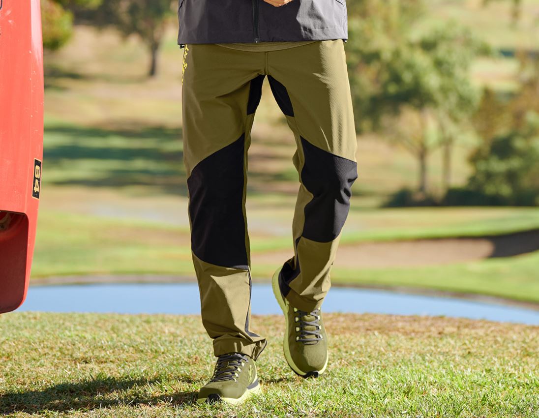 Clothing: SET: Functional trousers e.s.trail+shorts+football + junipergreen/limegreen 1