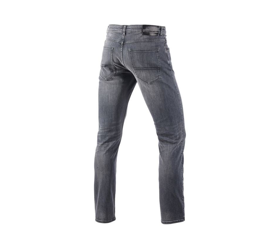 Beklædning: SÆT:2x5-Pocket-Stretch-jeans straight+madk.+bestik + graphitewashed 2