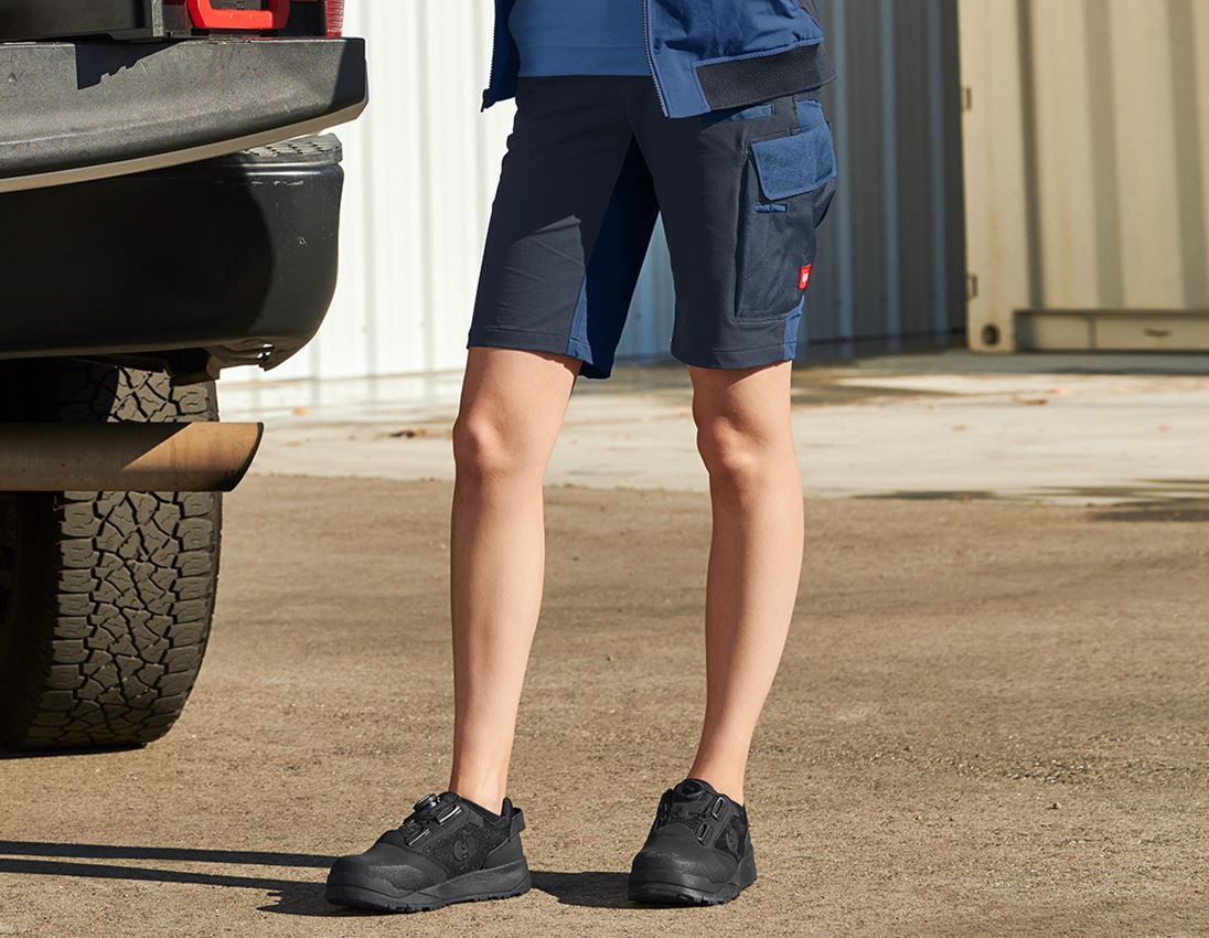 Plumbers / Installers: Functional short e.s.dynashield, ladies' + cobalt/pacific