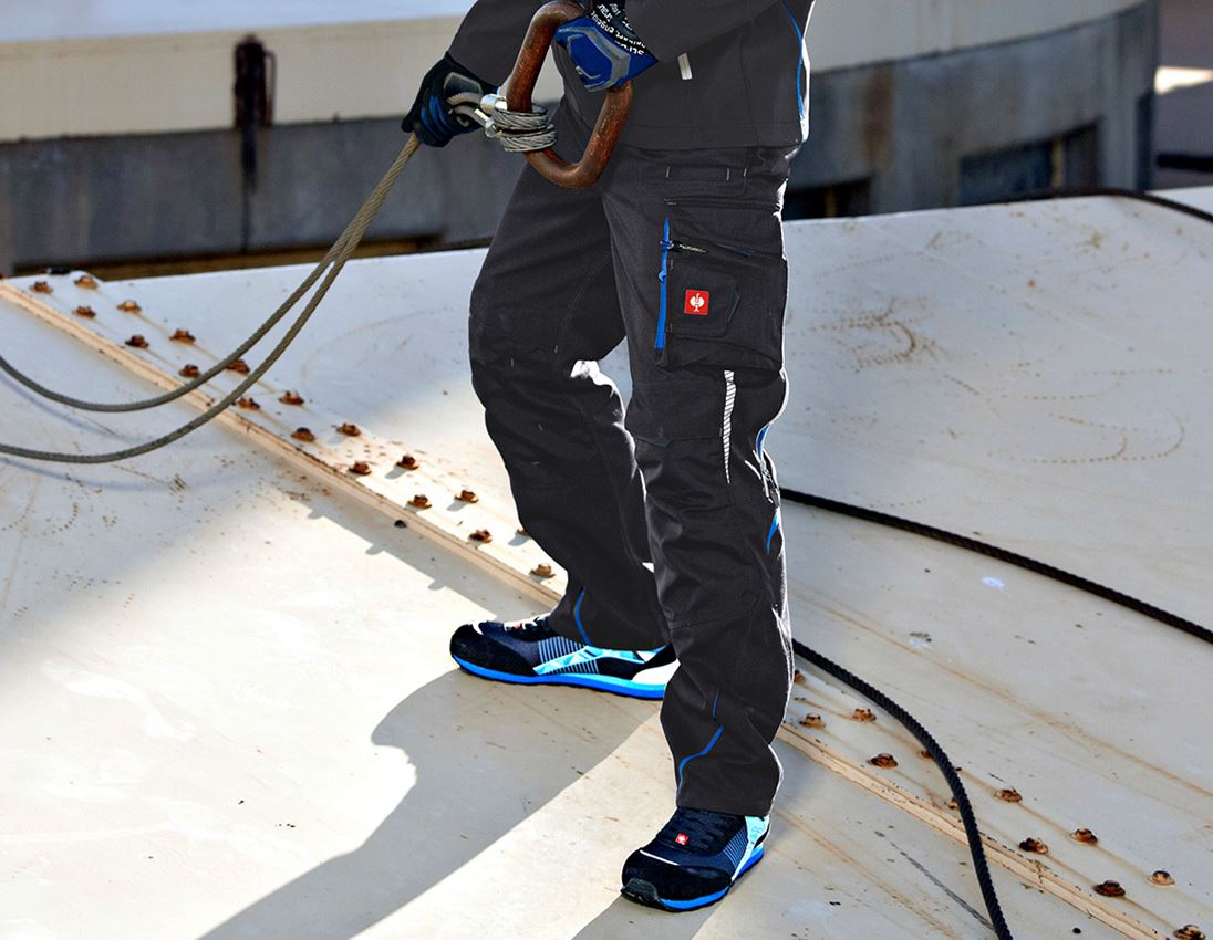 Tømrer / Snedker: Bukser e.s.motion 2020 + grafit/ensianblå