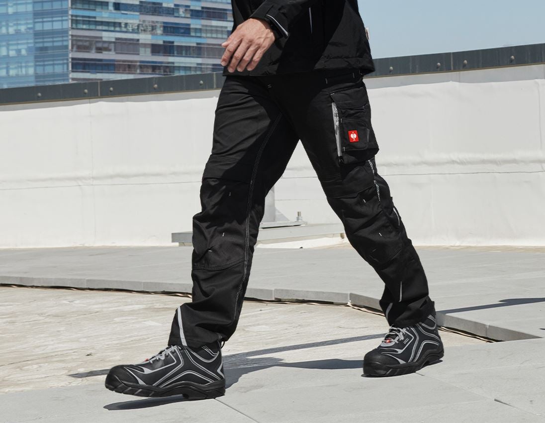 Work Trousers: Trousers e.s.motion 2020 + black/platinum 6