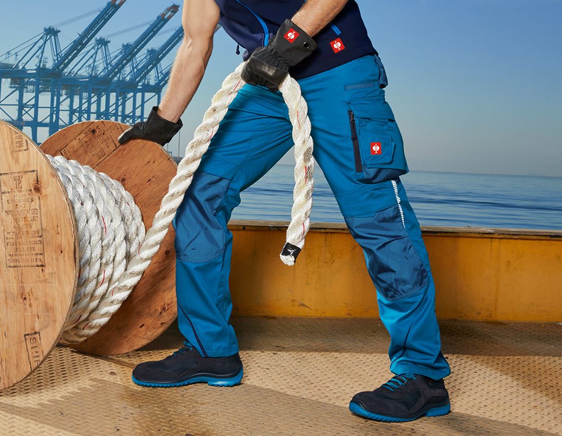Plumbers / Installers: Trousers e.s.motion 2020 + atoll/navy