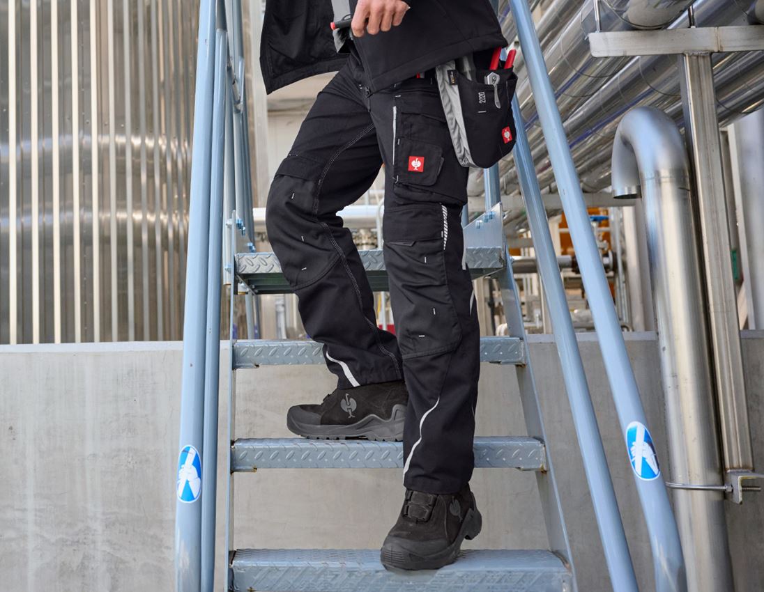 Work Trousers: Trousers e.s.motion 2020 + black/platinum 3