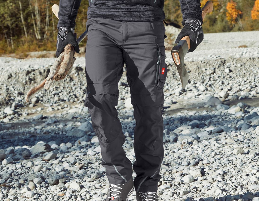 Gardening / Forestry / Farming: Winter trousers e.s.motion 2020, men´s + anthracite/platinum