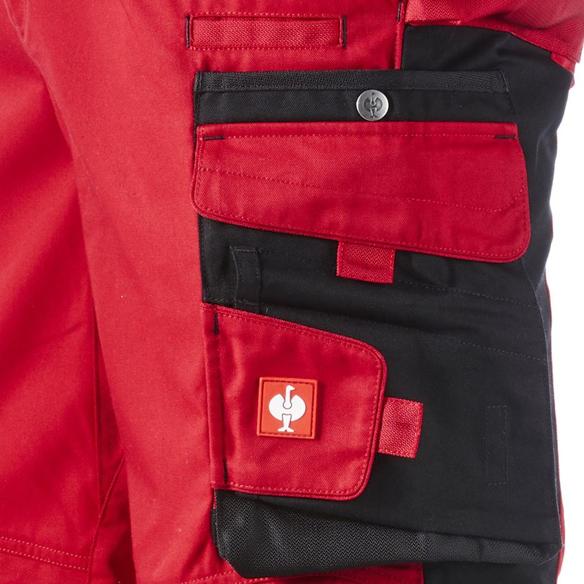 Gardening / Forestry / Farming: Trousers e.s.motion + red/black 2