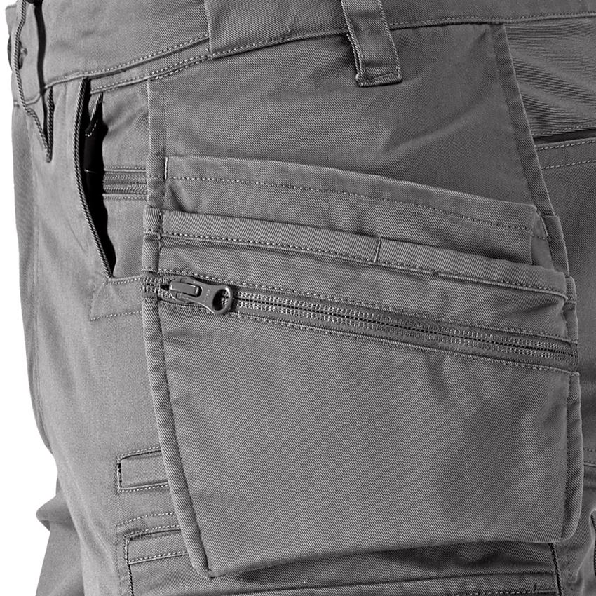 Gardening / Forestry / Farming: Trousers e.s.motion ten tool-pouch + granite 2