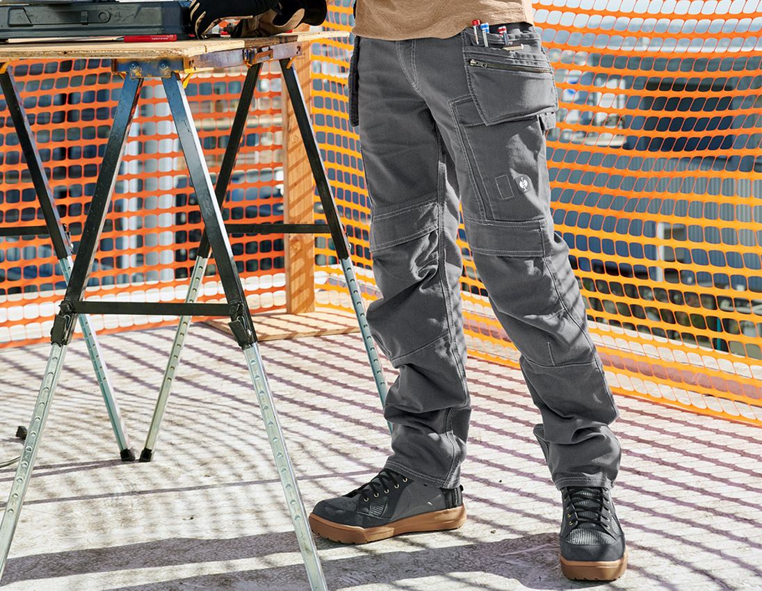 Arbejdsbukser: Holster-bukser e.s.vintage + tinfarve