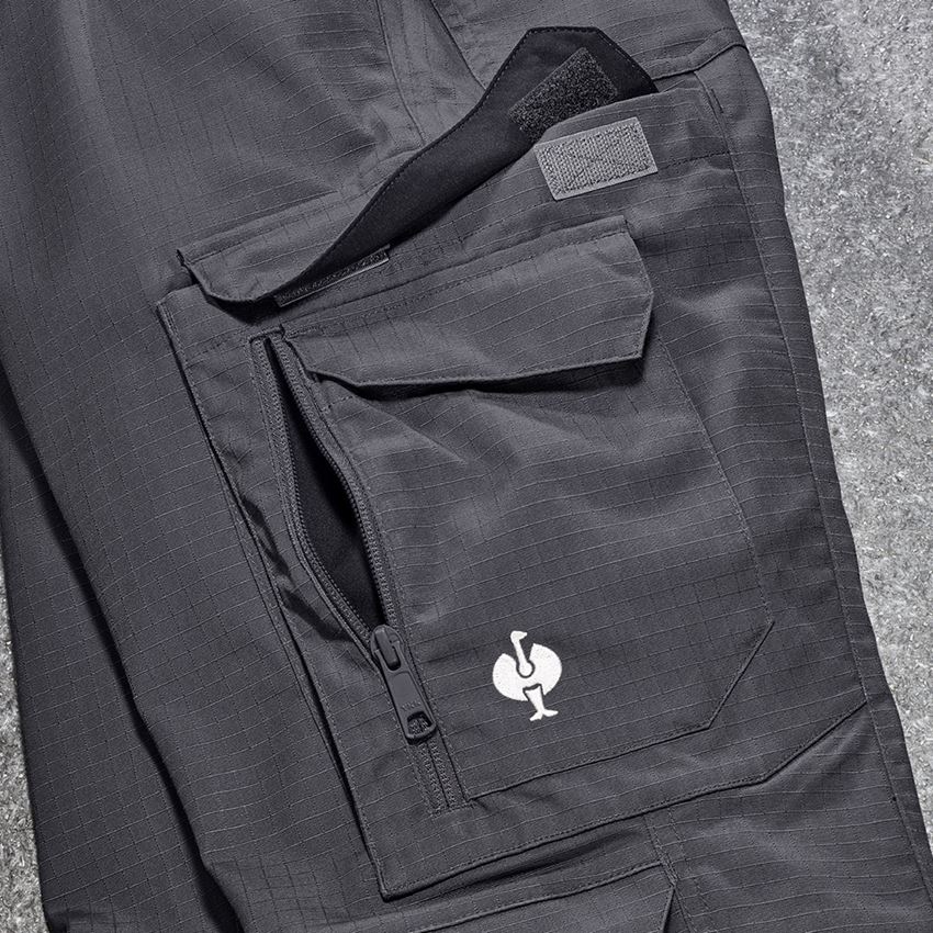 Work Trousers: Trousers e.s.concrete solid, ladies' + anthracite 2