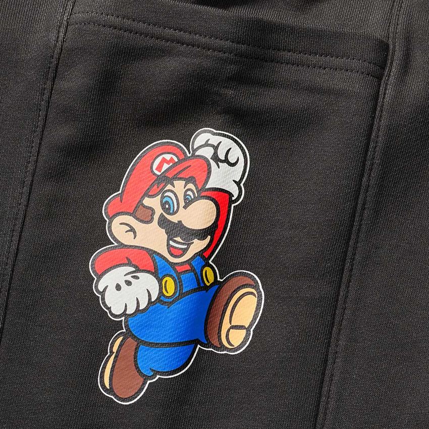 Samarbejde: Super Mario sweatpants, herrer + sort 2