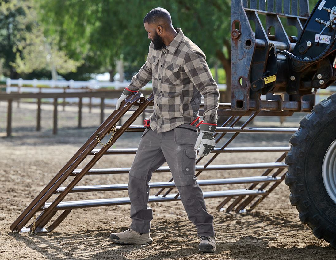 Work Trousers: Worker trousers e.s.iconic tool-pouch + carbongrey 6