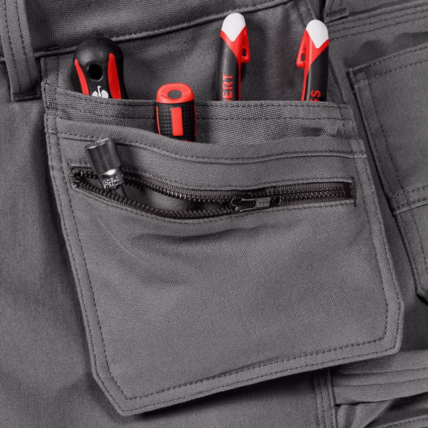 Clothing: Worker trousers e.s.iconic tool-pouch + carbongrey 2