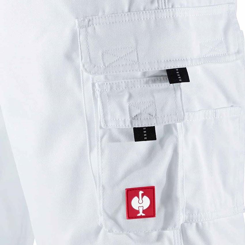 Work Trousers: Short e.s.image + white 2