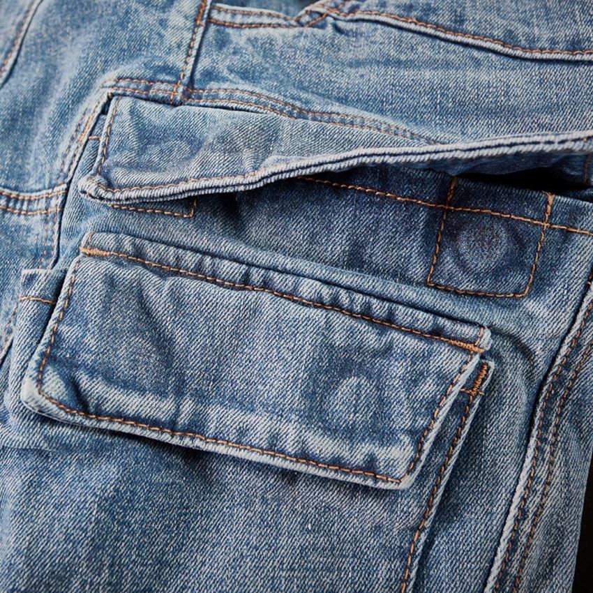 Arbejdsbukser: e.s. Cargo Worker jeans-shorts POWERdenim + stonewashed 2