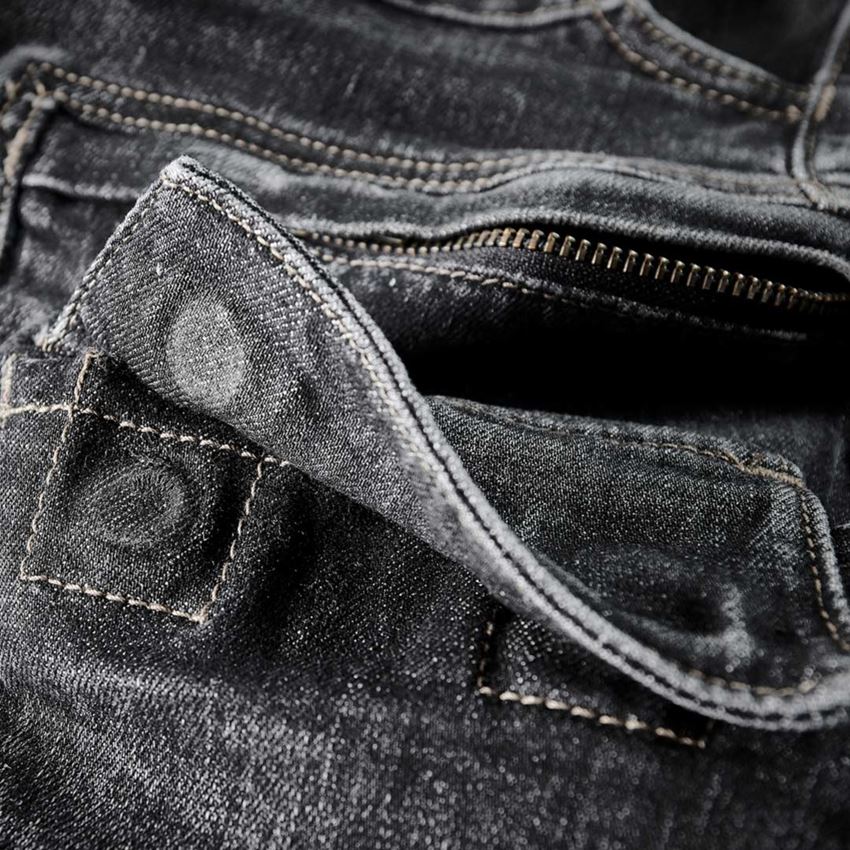 Emner: e.s. Cargo Worker jeans-shorts POWERdenim + blackwashed 2
