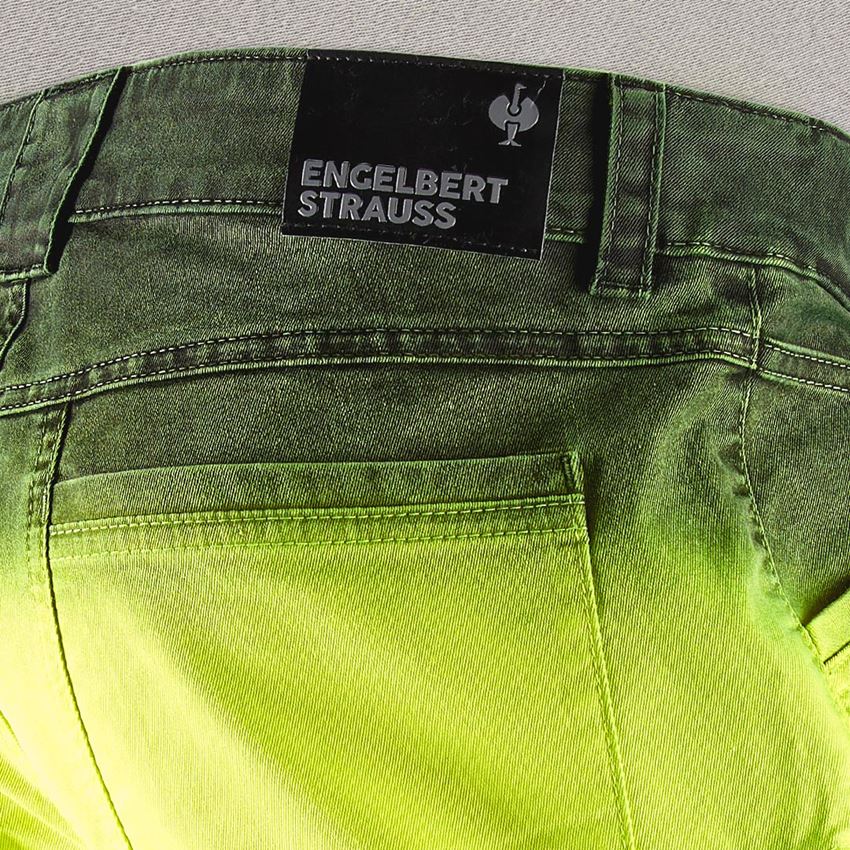 Arbejdsbukser: e.s. shorts color sprayer + advarselsgul/sort 2