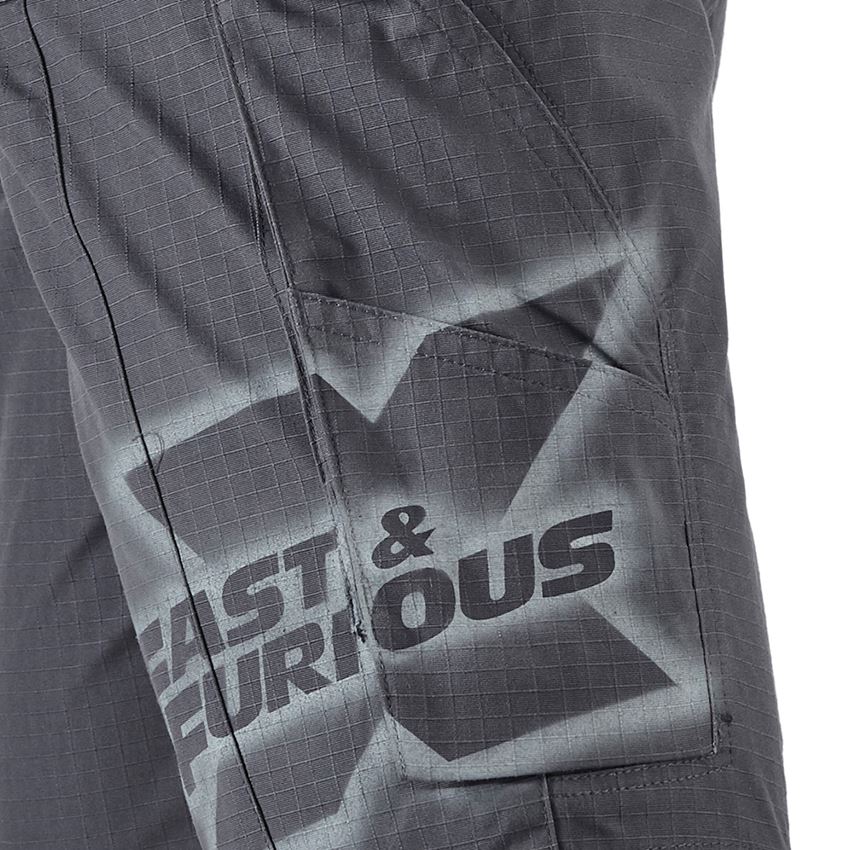 Work Trousers: FAST & FURIOUS X motion work shorts + anthracite 2