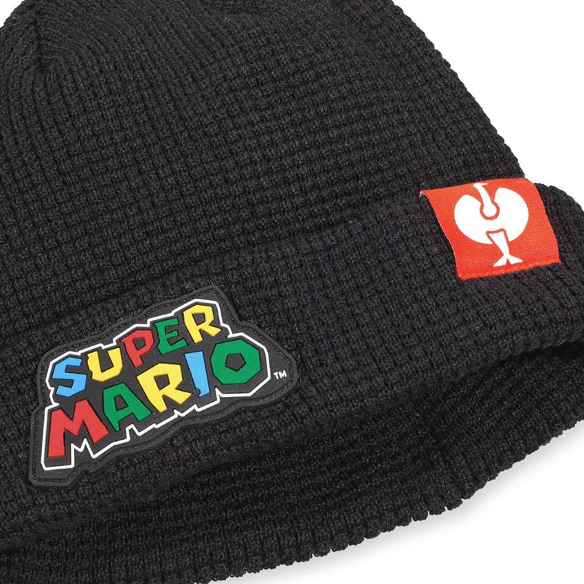 Collaborations: Super Mario Knitted Cap, children's + black 2