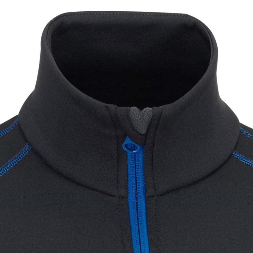 Shirts, Pullover & more: Functional-Troyer thermo stretch e.s.motion 2020 + graphite/gentianblue 2