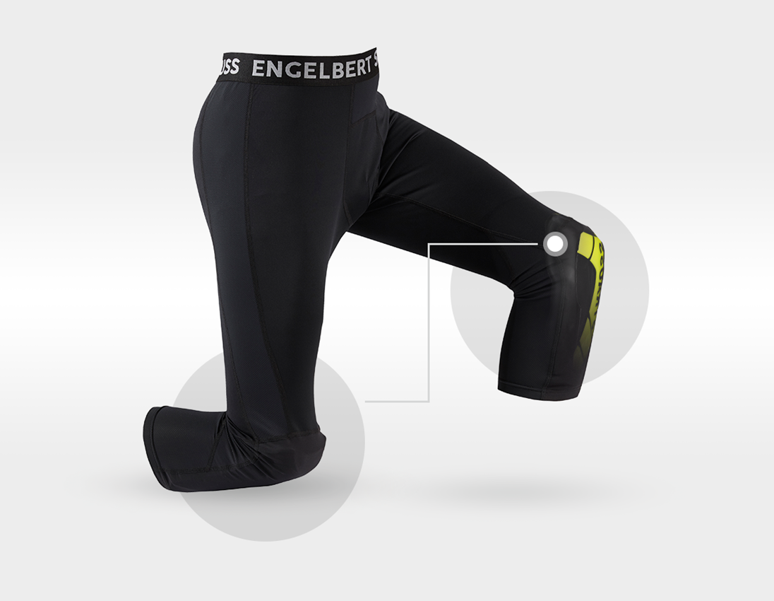 Knæbeskyttere: e.s. Knee Pad Pro-Comfort + syregul/sort 1