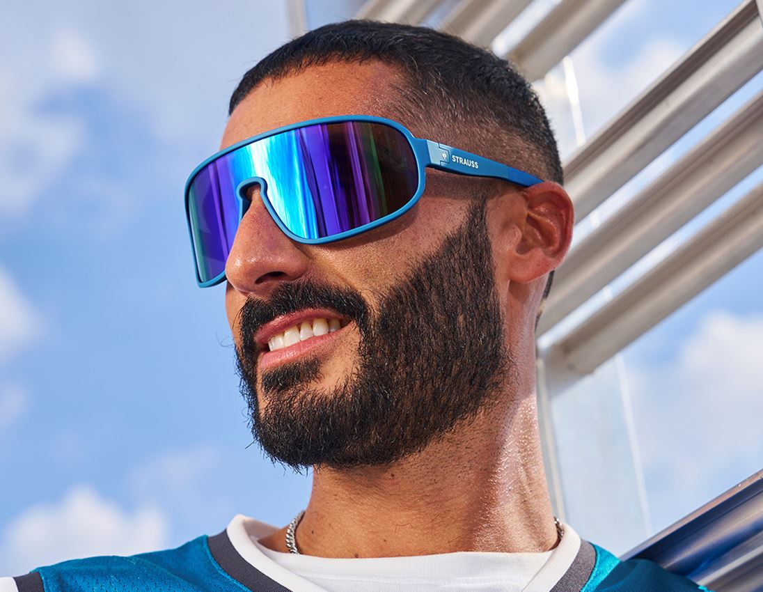Sikkerhedsbriller: Race solbriller e.s.ambition + ensianblå