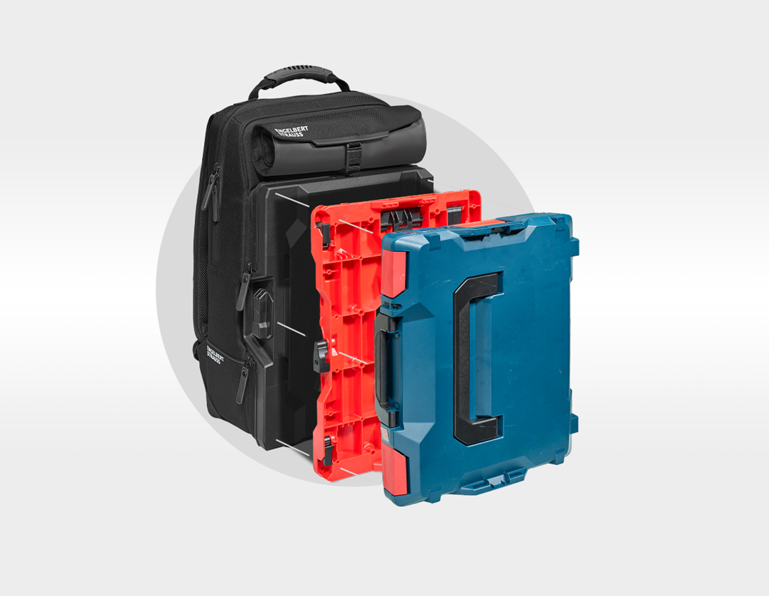 STRAUSSbox System: STRAUSSbox-hybridadapterplade + rød/sort 5