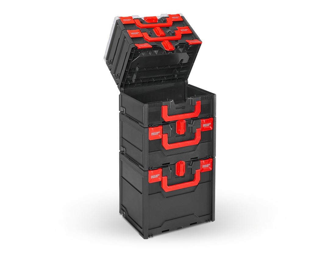 STRAUSSbox System: STRAUSSbox 340 midi + sort/rød 3