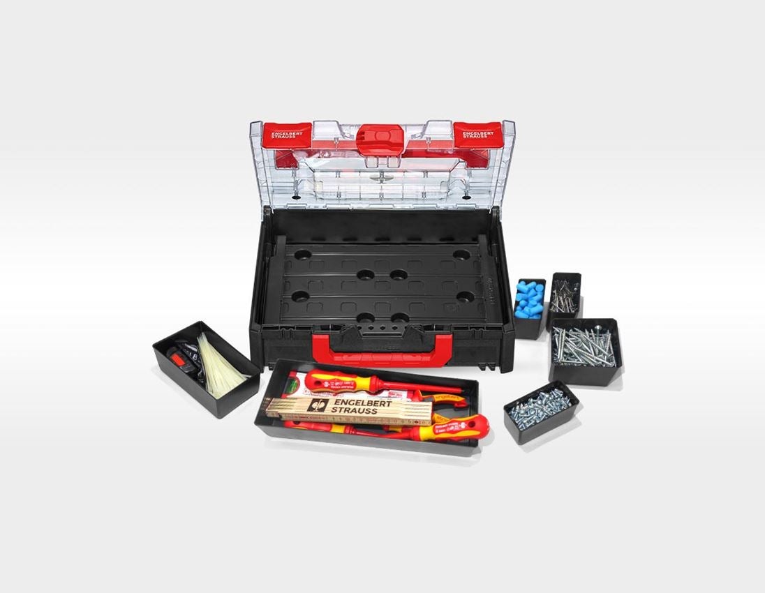 Værktøj: STRAUSSbox 118 midi inkl. tool boxes, 6 kasser 1