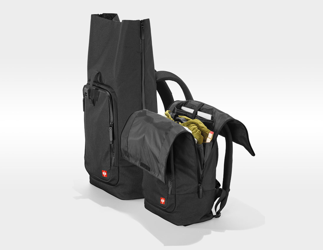 Clothing: Rolltop backpack e.s.work&travel + black 3