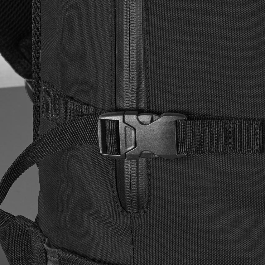 Accessories: Rolltop-rygsæk e.s.work&travel + sort 2