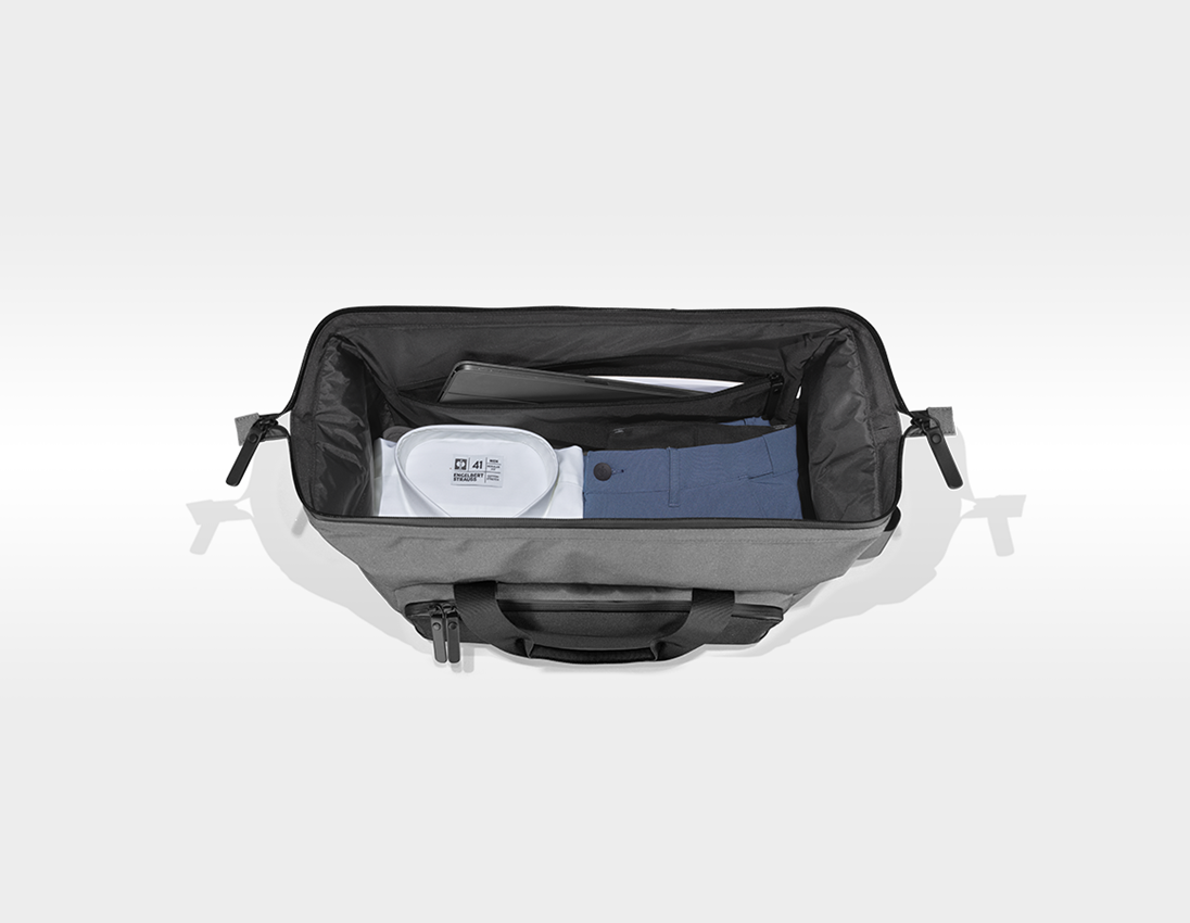 Accessories: Duffle Bag-rejsetaske e.s.work&travel + basaltgrå/sort 5