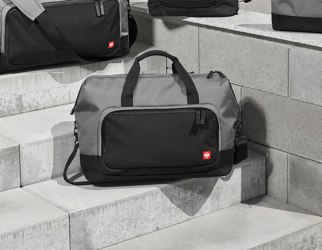 Accessories: Duffle Bag-rejsetaske e.s.work&travel + basaltgrå/sort 3